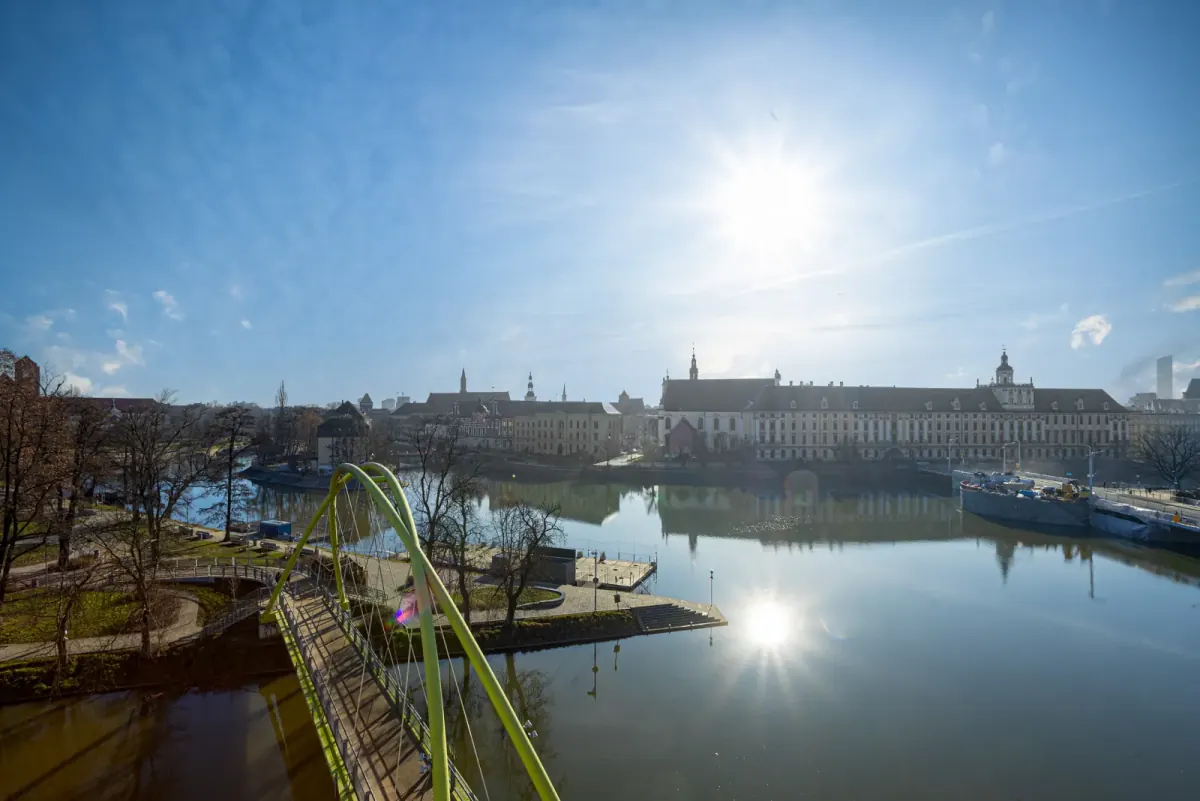 Výhled na Odru u Boulevard Drobnera Residence