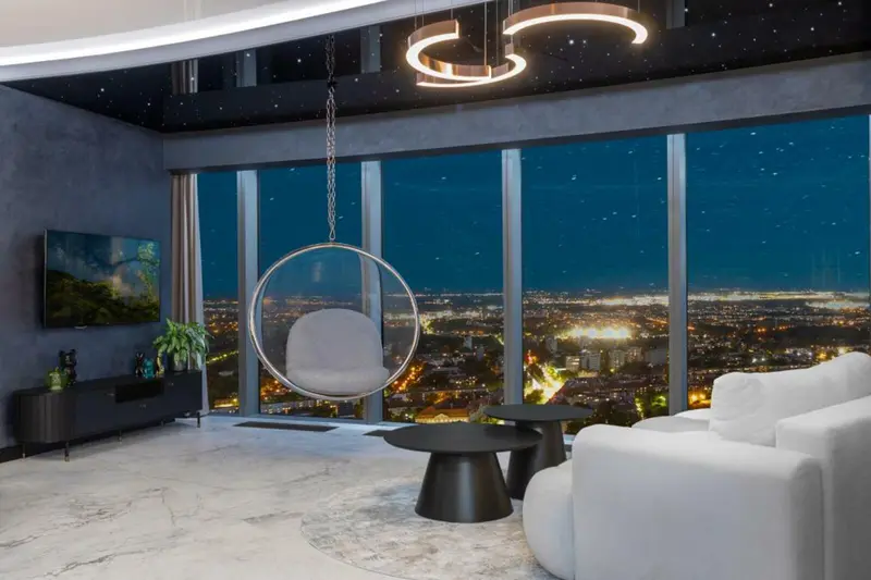 Presidential Apartment with jacuzzi, Sky Tower Wrocław