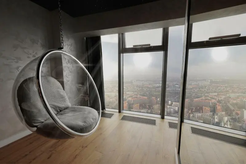 Deluxe Suite apartment, Sky Tower Wrocław