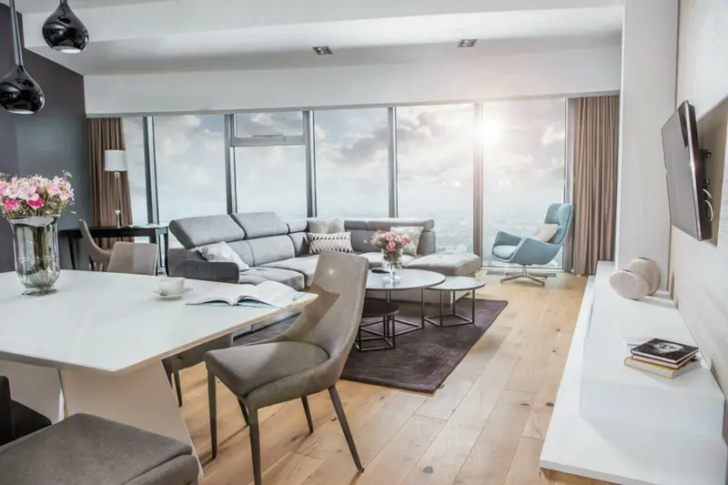 Superior apartment with sauna, Sky Tower Wrocław