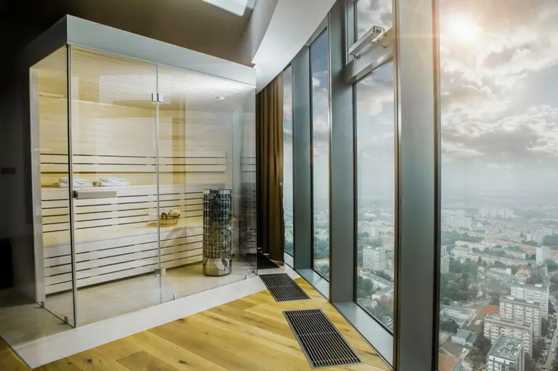 Superior apartment with sauna, Sky Tower Wrocław
