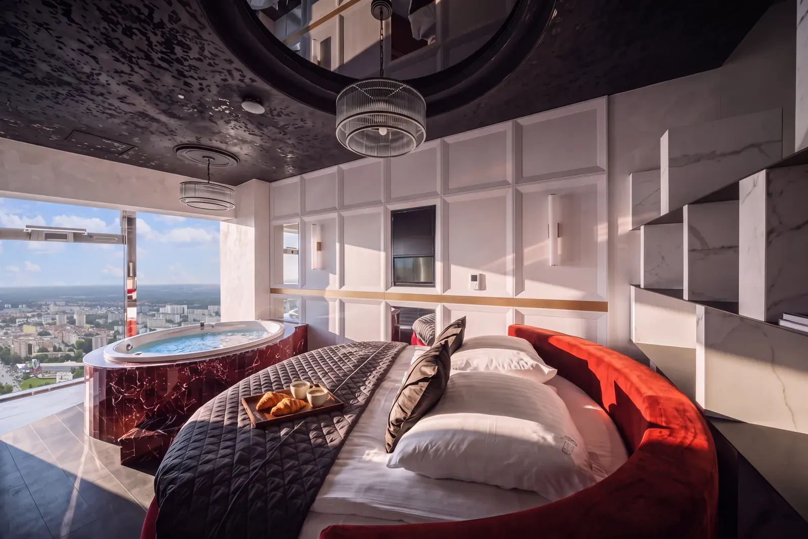 Apartament Paris w Sky Tower