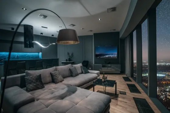 Lounge of the Deluxe Suite apartment
