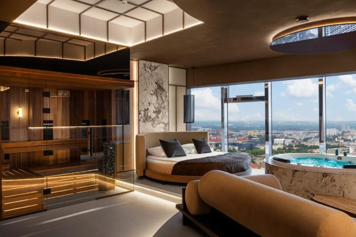 Tokio apartment - Japanese-inspired style, sauna and jacuzzi, 34th floor